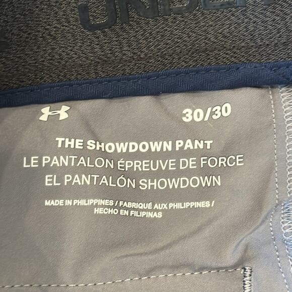 Under Armour Men's The Showdown Golf Pant Navy Size 30 - Picture 9 of 9
